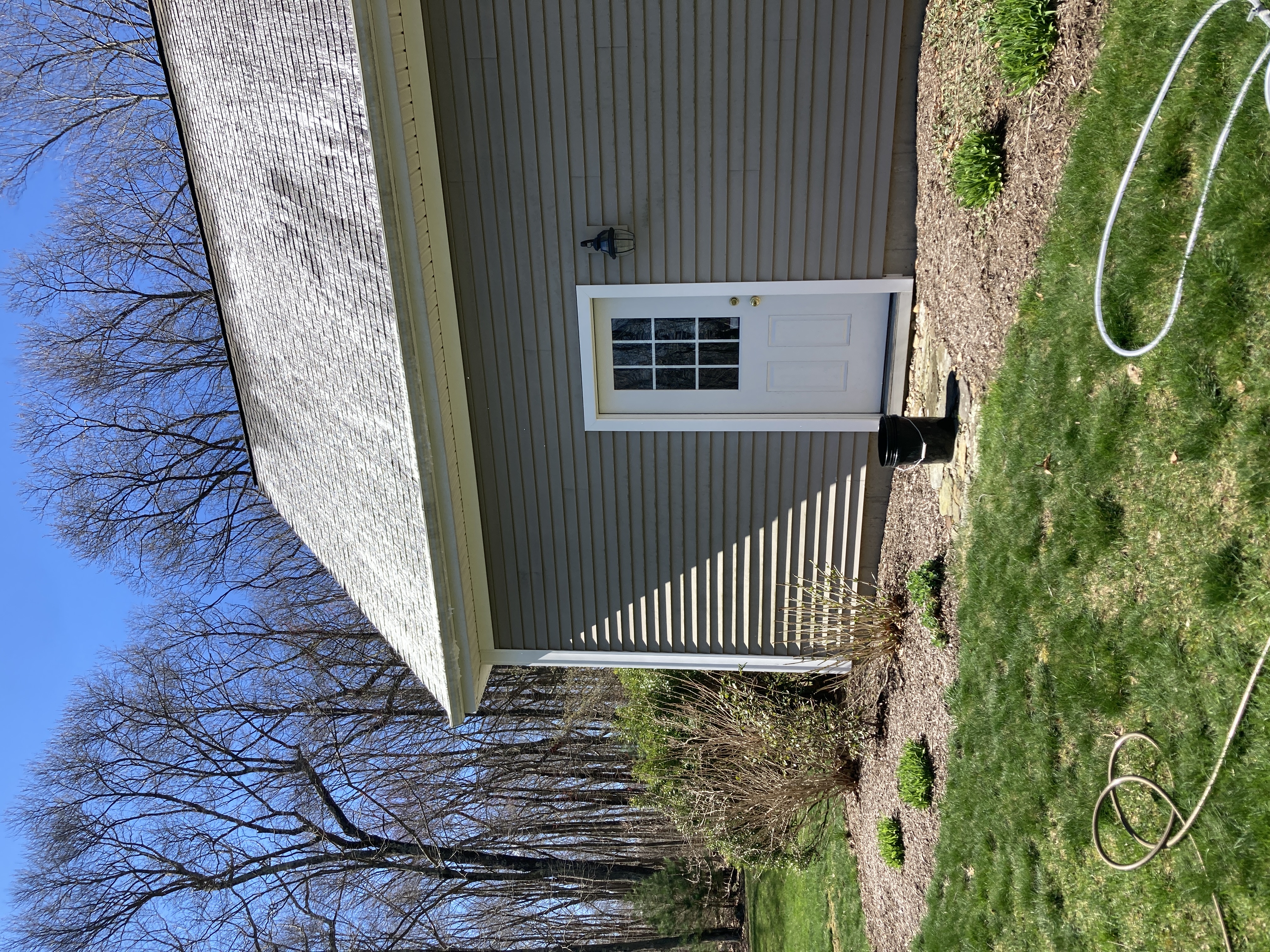 Roof before cleaning